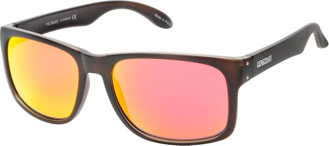 Filtrate Sink Clear Grey & Red Mirror Polarized Sunglasses