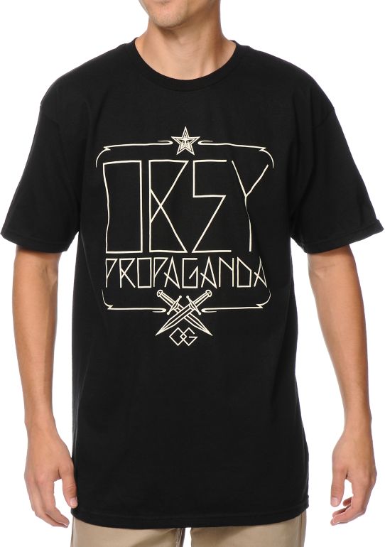 Obey Dagger Black Tee Shirt