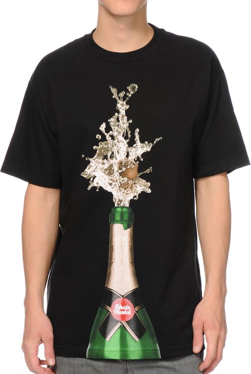 Skate Mental Champagne Black Tee Shirt