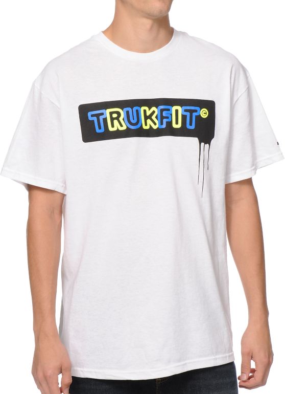 Trukfit Drip White Tee Shirt