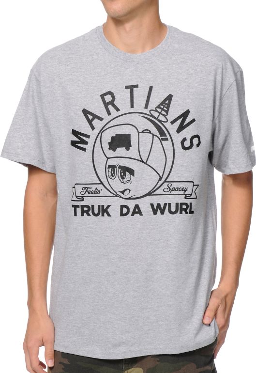 Trukfit Feelin Spacey Grey Tee Shirt