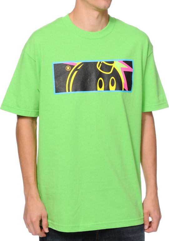 The Hundreds Prismaadam Lime Tee Shirt