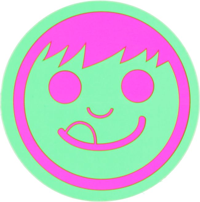 Neff Suckerface Green & Pink Sticker