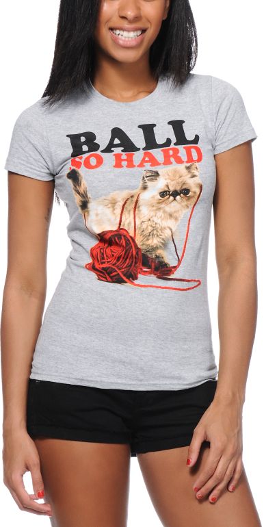 A-Lab Girls Tangled Up Heather Grey Tee Shirt