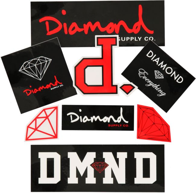 Diamond Supply Assorted Sticker Pack