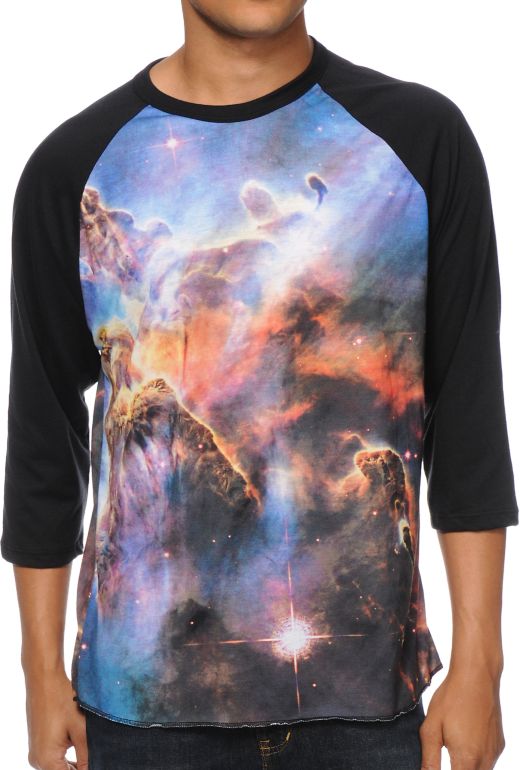 Imaginary Foundation Nebula Sublimated Baseball Tee Shirt