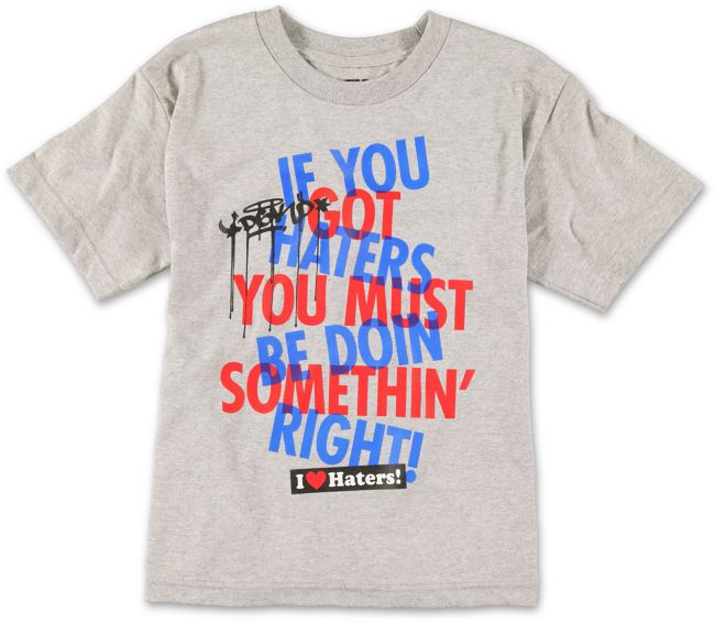 DGK Boys Mix Up Grey Tee Shirt