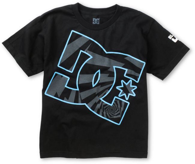 DC Boys KB Spin Cover Black Tee Shirt