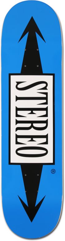 Stereo Arrows Blue 8.1 Skateboard Deck