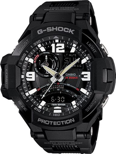 G-Shock GA-1000FC-1A G-Aviation Fine Comp Black Watch