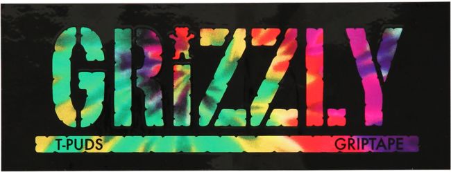 Grizzly T Puds Stamp Sticker