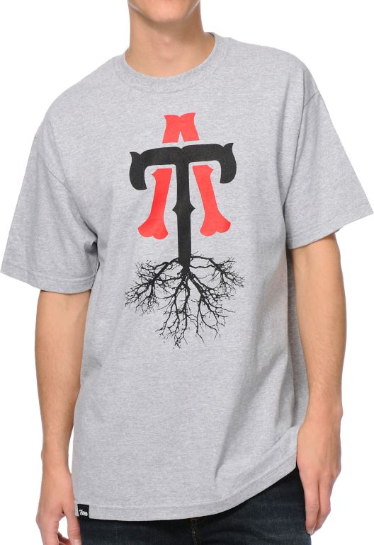 Teruo TA Roots Grey Tee Shirt