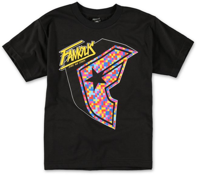 Famous Stars & Straps Rubix BOH Black Tee Shirt