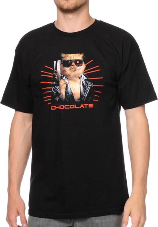 Chocolate Garvinator Black Tee Shirt