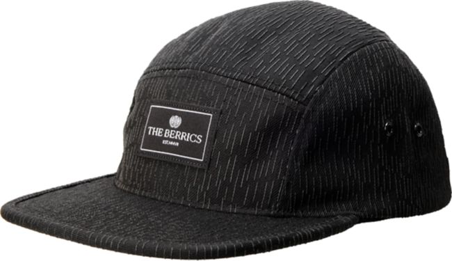 The Berrics Reigned Black 5 Panel Hat