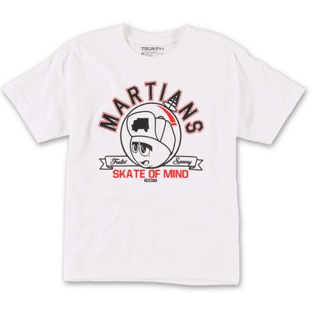 Trukfit Boys Martians White Tee Shirt