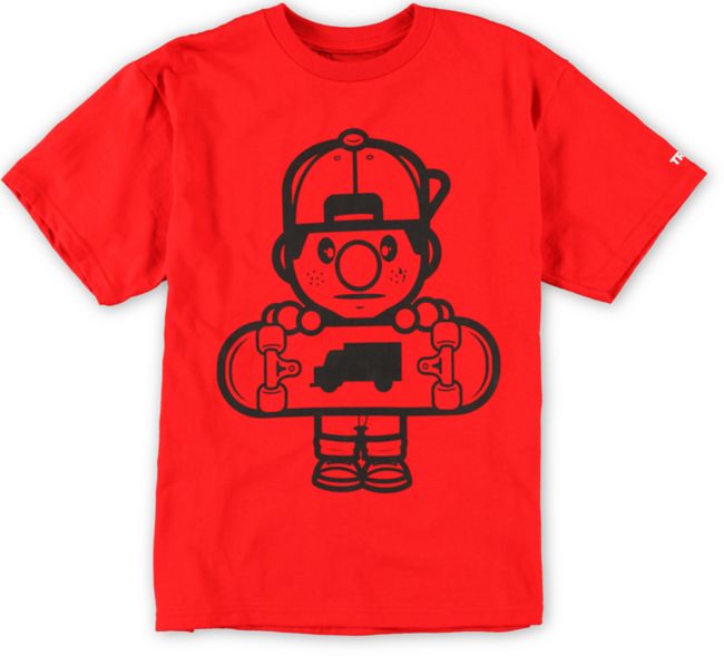 Trukfit Boys Lil Tommy Core Red Tee Shirt