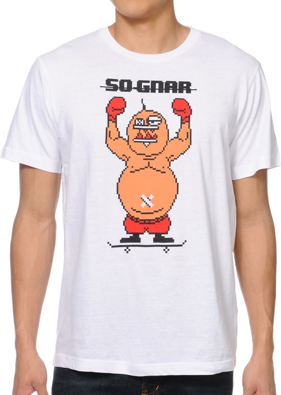 So-Gnar King Hippo White Tee Shirt
