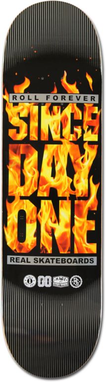 Real Since Day One Block Is Hot 8.38 Skateboard Deck