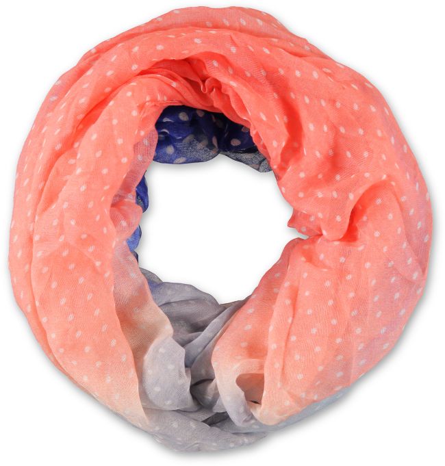 D&Y Gradiant Polka Dot Infinity Scarf
