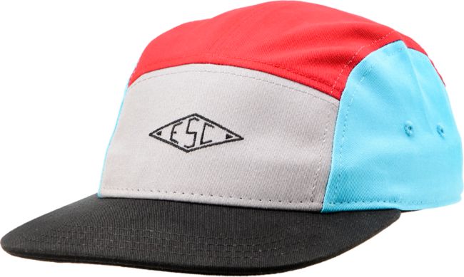 Empyre Rocket Black, Red, Grey,  & Blue  5 Panel Hat
