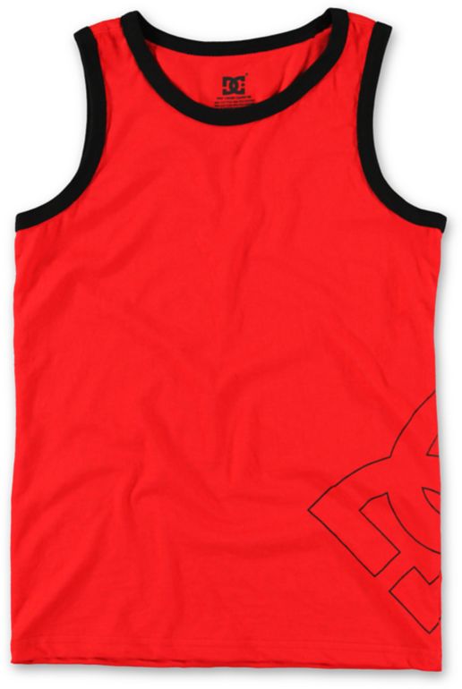 DC Boys County Red Tank Top
