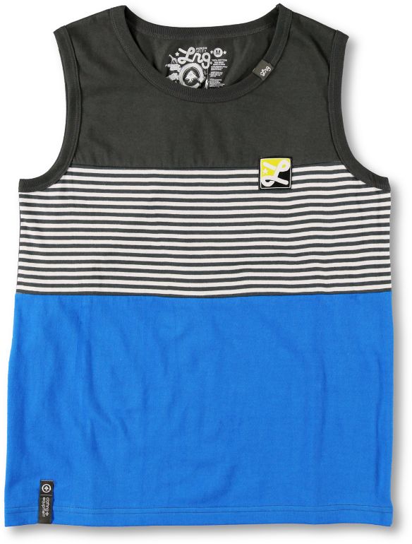 LRG Boys L-R-Group Charcoal Tank Top