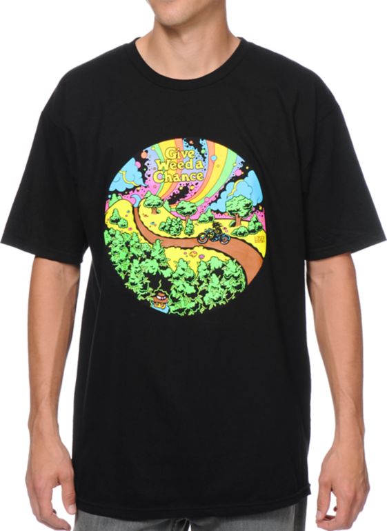 Loser Machine Give It A Chance Black Tee Shirt