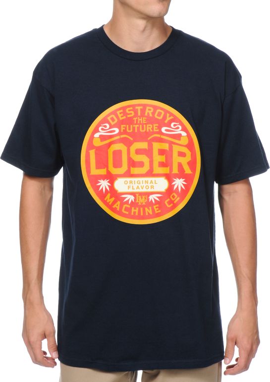 Loser Machine Original Flavor Navy Tee Shirt