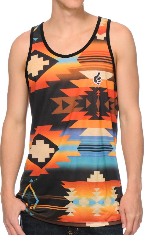 Mac Miller x Neff Millsey Tribal Print Tank Top