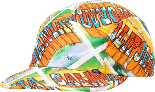 Chuck Originals Cali Postcard Printed Camper 5 Panel Hat
