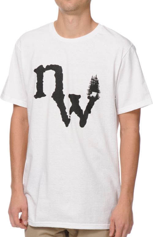Bandwagon NW 2. Grow White Tee Shirt