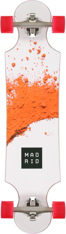 Madrid Maniac Pulver Red Drop Through Longboard Complete
