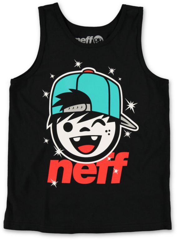 Neff Boys Jamie Black Tank Top