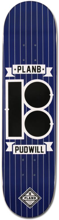 Plan B Pudwill Pinstripe 7.75 Skateboard Deck