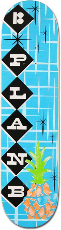 Plan B x Zumiez Couch Tour 2013 Pineapple 8.0 Skateboard Deck