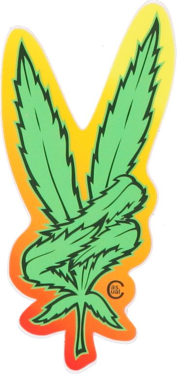 Casual Industrees Victory Kelly Green Fade Sticker