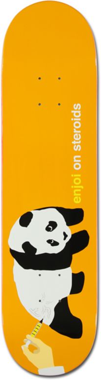 Enjoi Steroids Orange Panda 8.0 Skateboard Deck