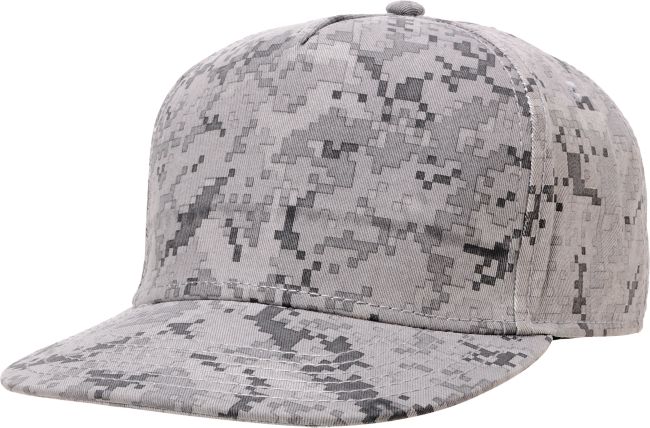 The Hundreds Disrupt Grey Digi Camo Snapback Hat
