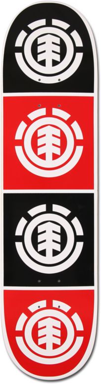Element Quadrant 8.0 Red Featherlight Skateboard Deck