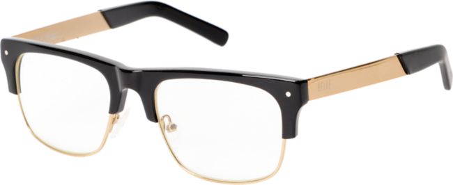 9Five Eyewear Watson 2 Black & Gold Reader Glasses