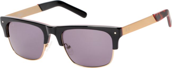 9Five Eyewear Watson 2 Black, Gold, & Red Tortoise Sunglasses