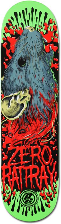 Zero John Rattray Rat Race 8.25 P2 Skateboard Deck
