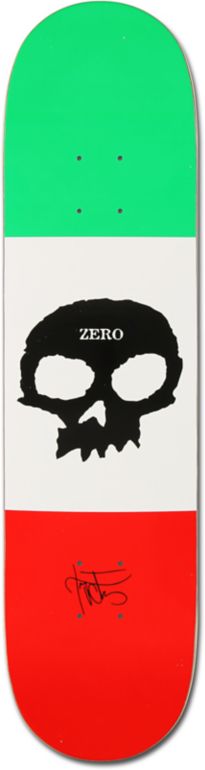 Zero Cervantes Signature Skull 7.875 Skateboard Deck
