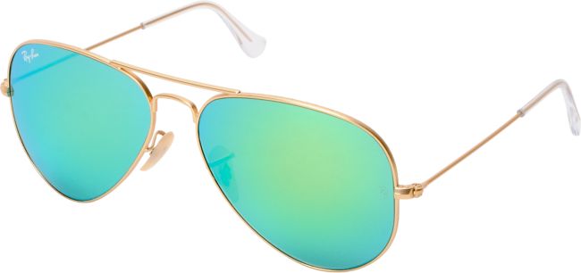 Ray-Ban Aviator Matte Gold Large Metal Sunglasses