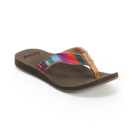Reef Girls Guatemalan Love Dark Brown Sandals