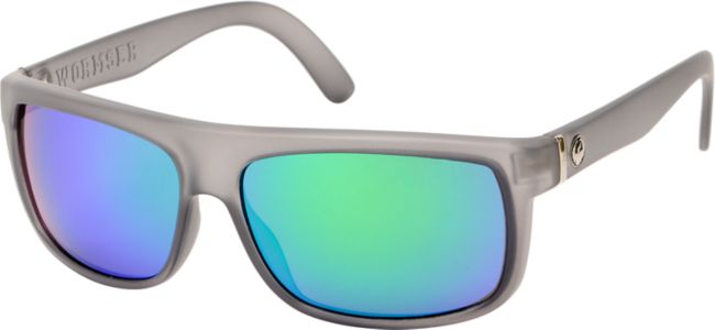 Dragon Wormser Matte Grey & Green Ion Sunglasses