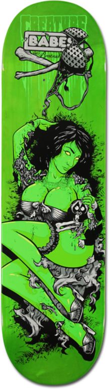 Creature Team Babes 8.6 Skateboard Deck