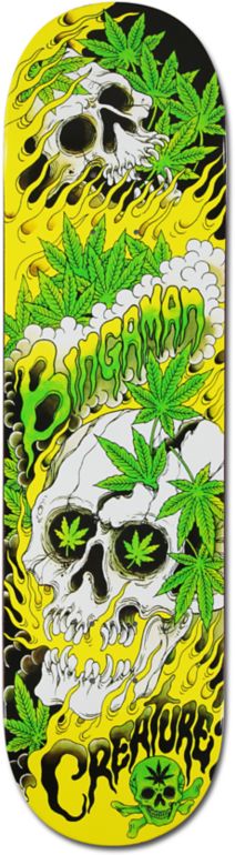 Creature Bingaman Cannabis 8.375 Skateboard Deck