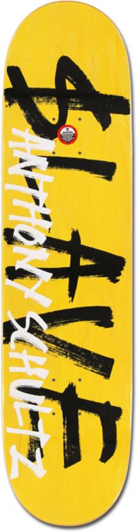 Slave Schultz Logo 8.0 Skateboard Deck